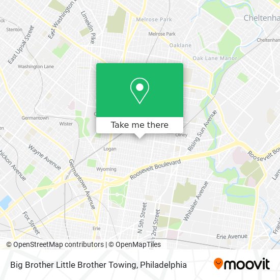 Mapa de Big Brother Little Brother Towing