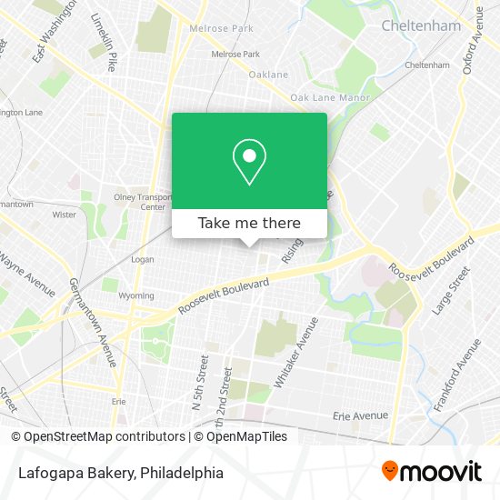 Lafogapa Bakery map