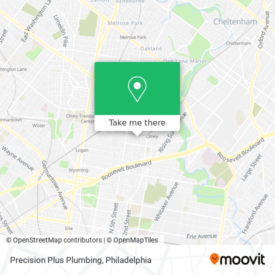 Mapa de Precision Plus Plumbing