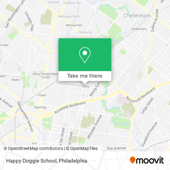 Happy Doggie School map