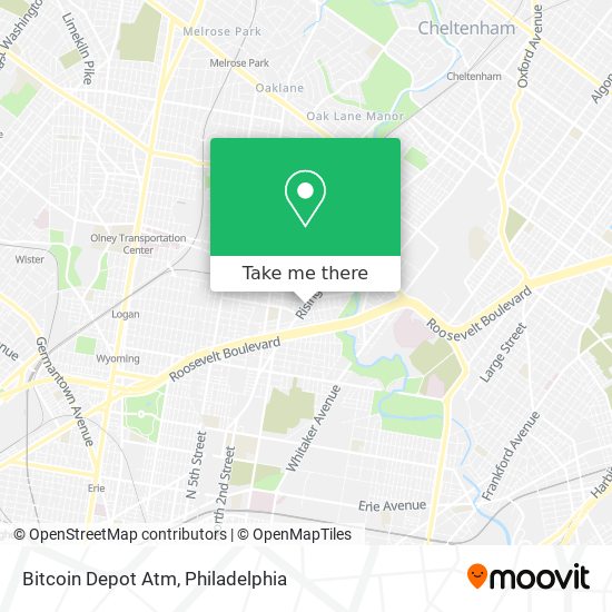 Mapa de Bitcoin Depot Atm