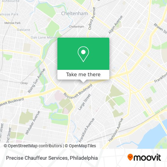 Precise Chauffeur Services map