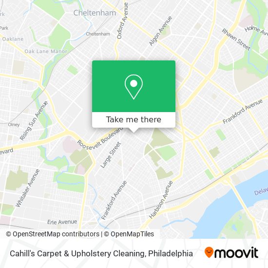 Cahill's Carpet & Upholstery Cleaning map
