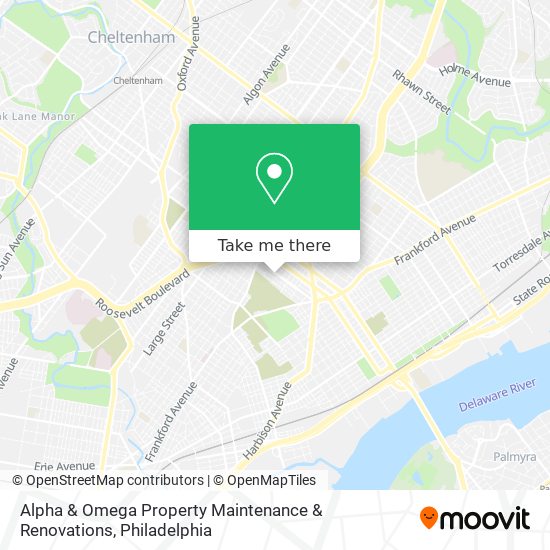 Alpha & Omega Property Maintenance & Renovations map