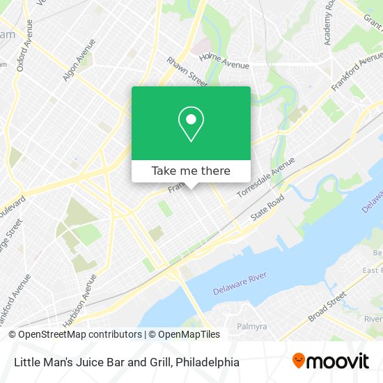 Mapa de Little Man's Juice Bar and Grill