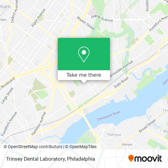 Mapa de Trinsey Dental Laboratory
