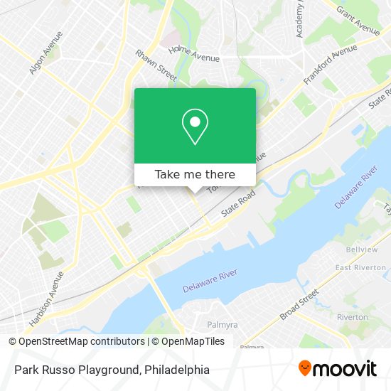 Park Russo Playground map