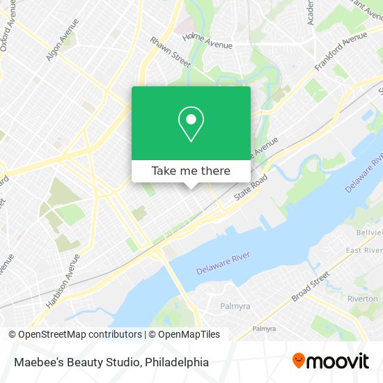 Maebee's Beauty Studio map