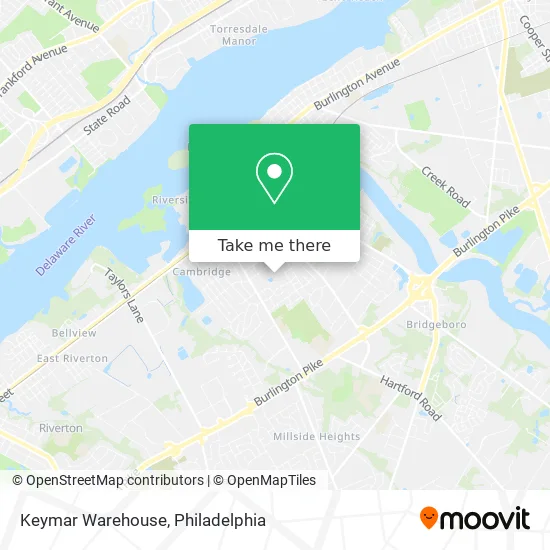 Keymar Warehouse map