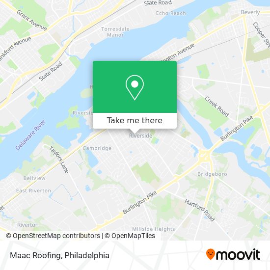 Maac Roofing map