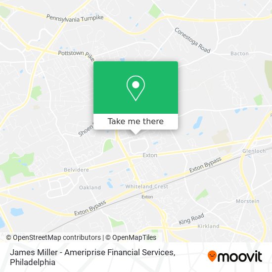 Mapa de James Miller - Ameriprise Financial Services