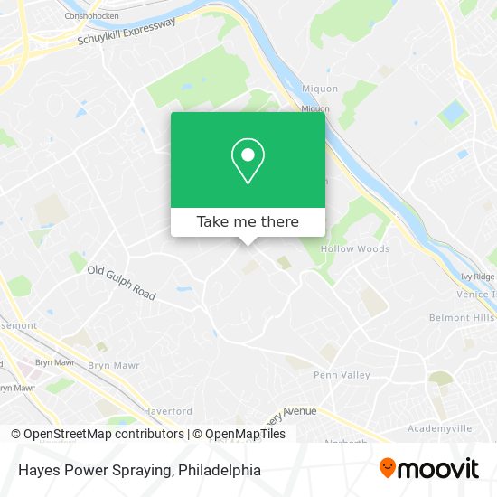 Mapa de Hayes Power Spraying