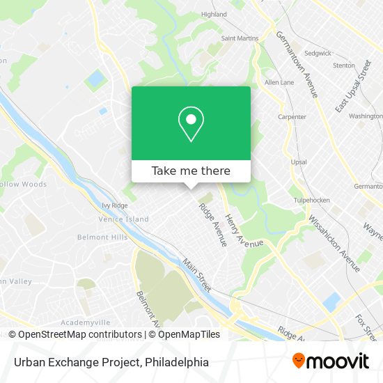 Mapa de Urban Exchange Project