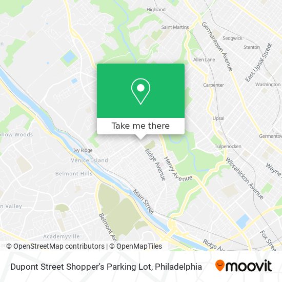Mapa de Dupont Street Shopper's Parking Lot
