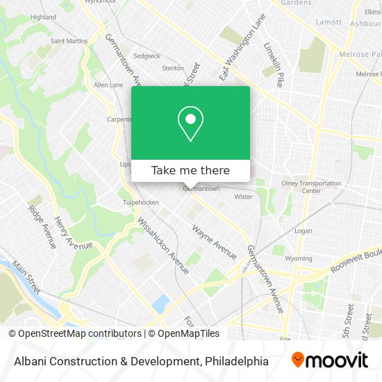 Albani Construction & Development map