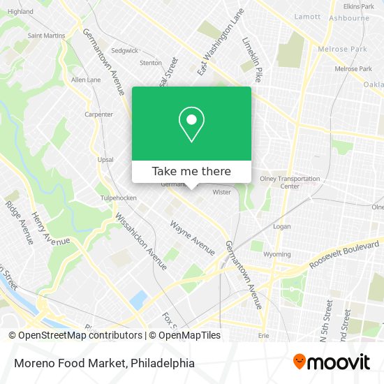 Moreno Food Market map