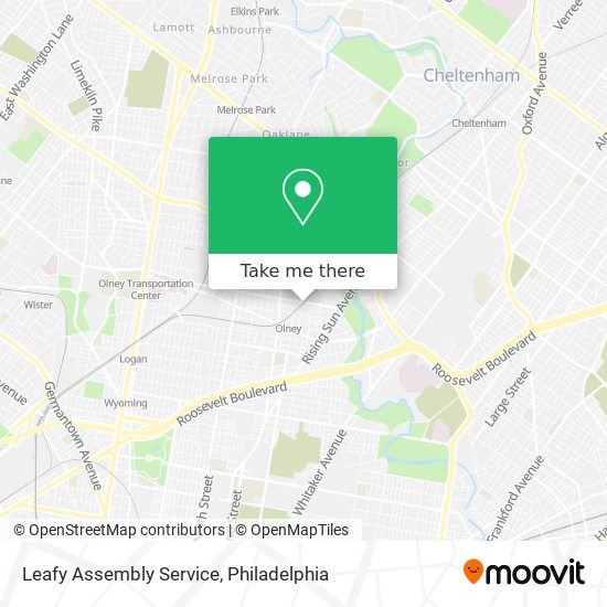 Mapa de Leafy Assembly Service