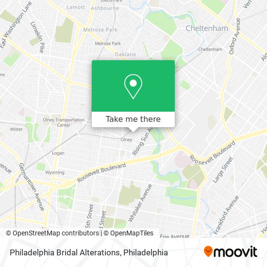 Mapa de Philadelphia Bridal Alterations