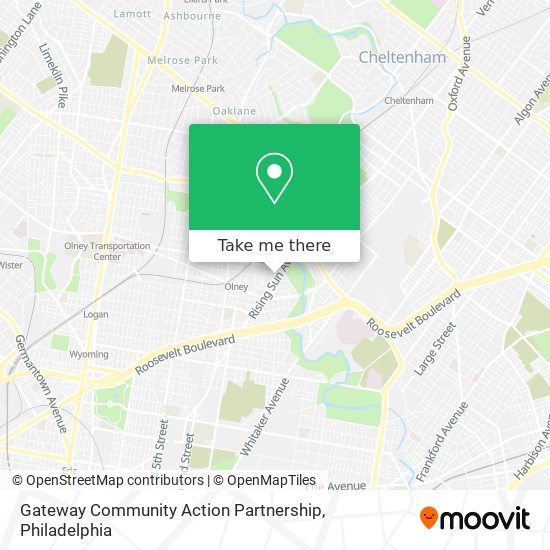 Mapa de Gateway Community Action Partnership