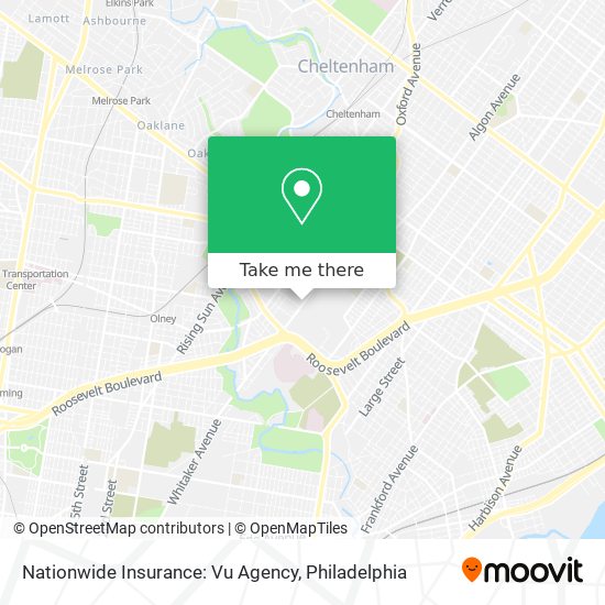 Mapa de Nationwide Insurance: Vu Agency