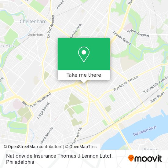 Mapa de Nationwide Insurance Thomas J Lennon Lutcf