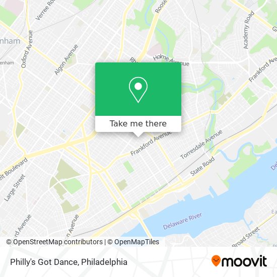 Mapa de Philly's Got Dance