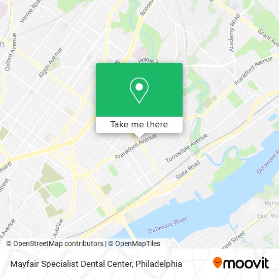 Mayfair Specialist Dental Center map