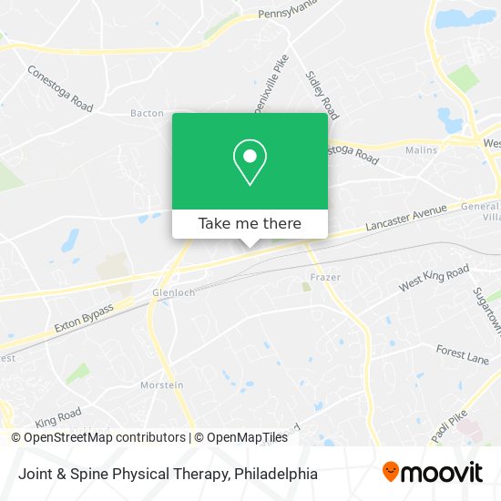 Joint & Spine Physical Therapy map