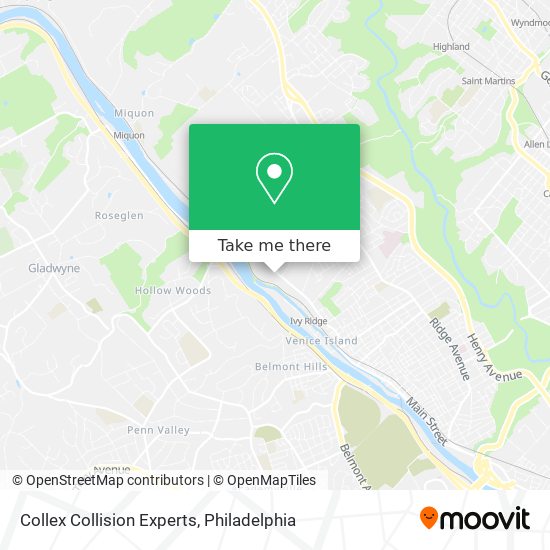 Collex Collision Experts map