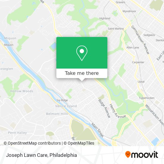 Mapa de Joseph Lawn Care