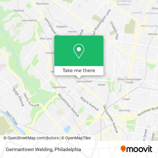 Germantown Welding map