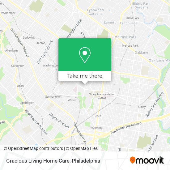 Mapa de Gracious Living Home Care