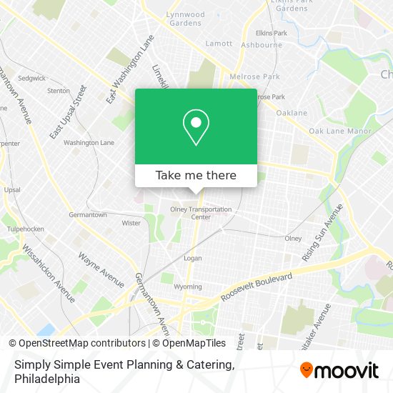 Simply Simple Event Planning & Catering map