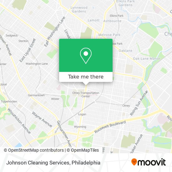 Mapa de Johnson Cleaning Services