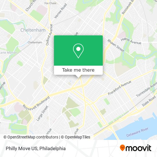 Philly Move US map