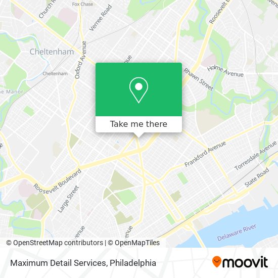 Maximum Detail Services map