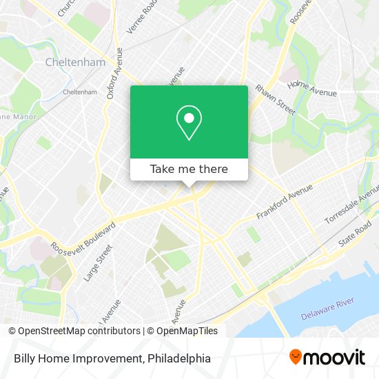 Billy Home Improvement map