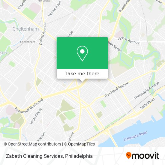 Zabeth Cleaning Services map