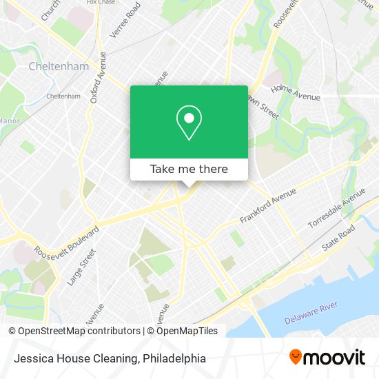 Jessica House Cleaning map