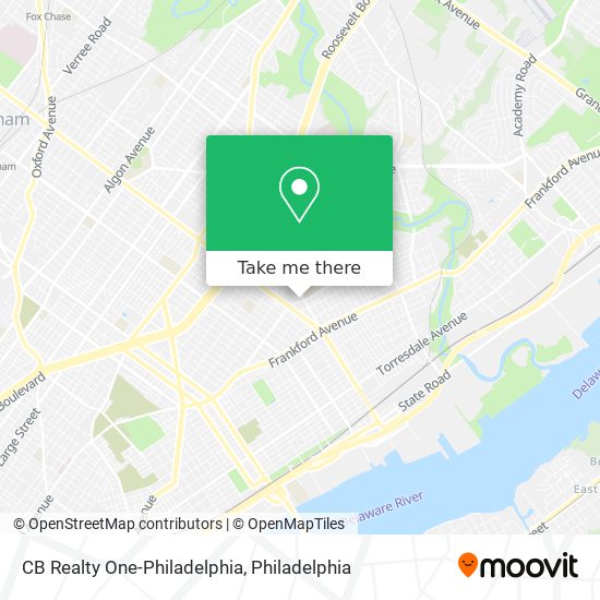 Mapa de CB Realty One-Philadelphia