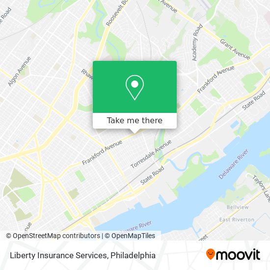 Liberty Insurance Services map