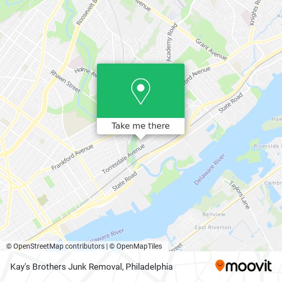 Kay's Brothers Junk Removal map