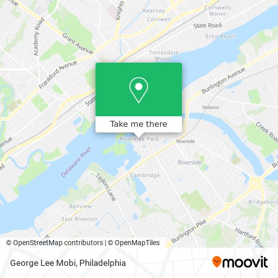 George Lee Mobi map