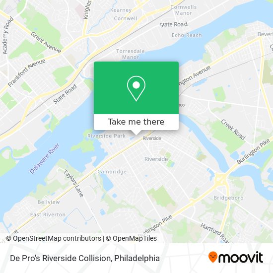 Mapa de De Pro's Riverside Collision