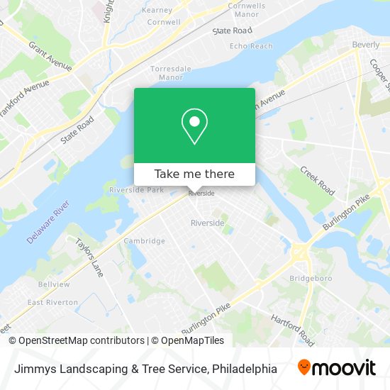 Jimmys Landscaping & Tree Service map