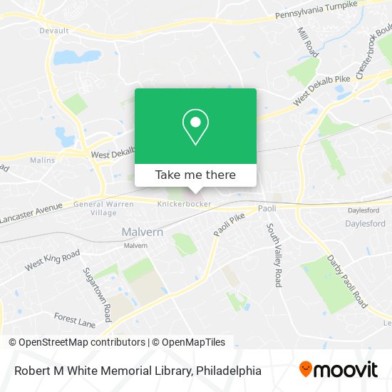 Mapa de Robert M White Memorial Library