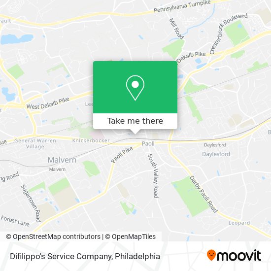 Difilippo's Service Company map