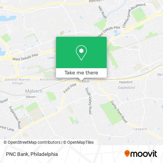 PNC Bank map