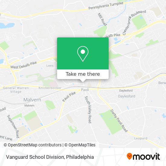 Vanguard School Division map