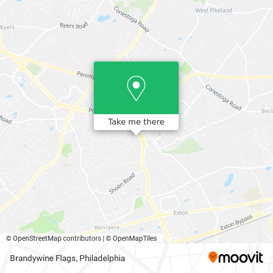 Brandywine Flags map